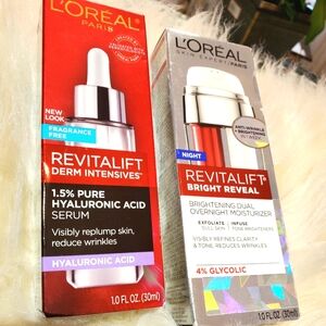 Loreal Revitalift Anti-Wrinkle and Brightening Products